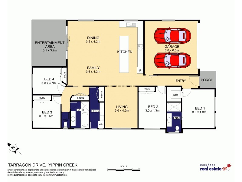 12 Tarragon Drive, Wauchope NSW 2446 Floorplan