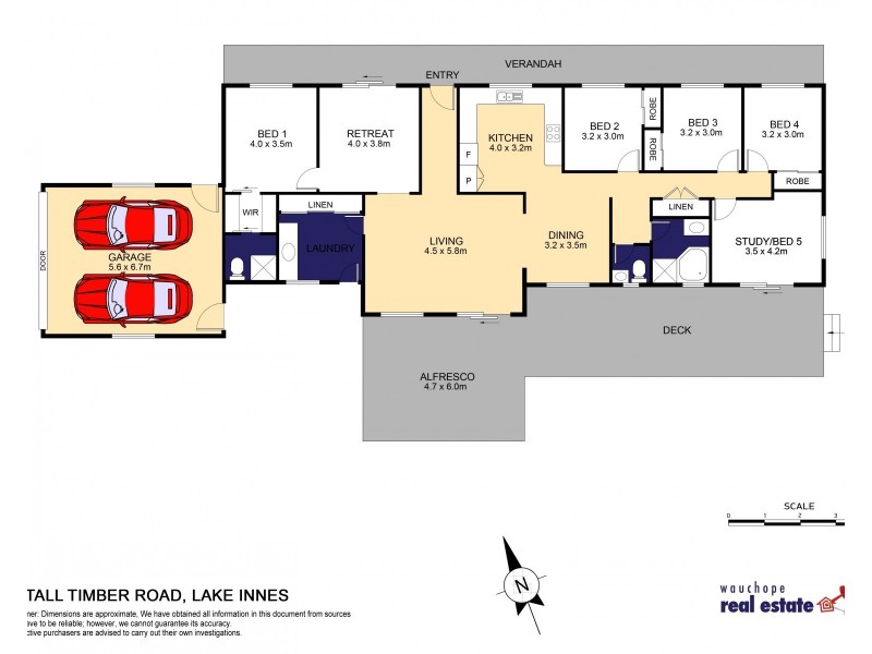 57 Tall Timber Road, Lake Innes NSW 2446 Floorplan
