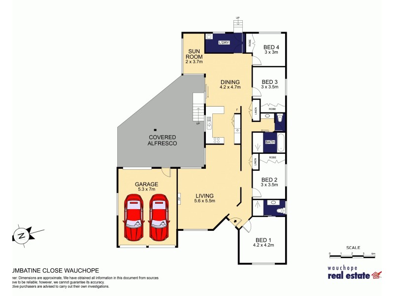 8 Kumbatine Close, Wauchope NSW 2446 Floorplan