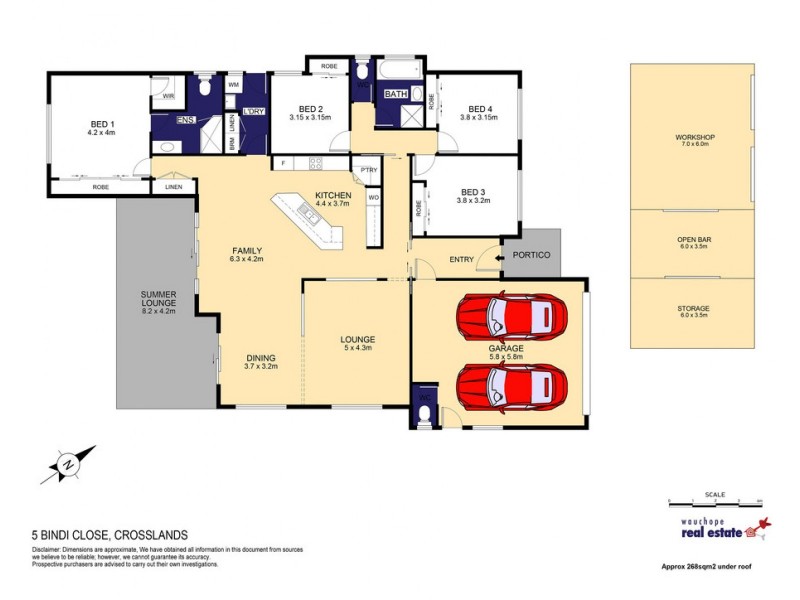 5 Bindi Close, Wauchope NSW 2446 Floorplan
