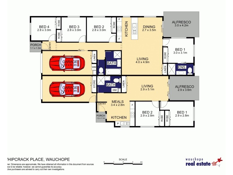 7 Whipcrack Terrace, Wauchope NSW 2446 Floorplan