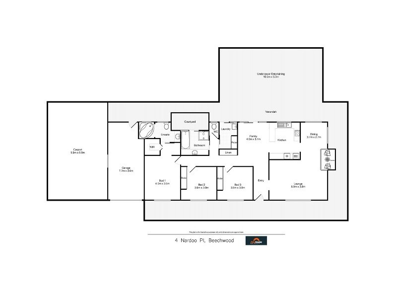 4 Nardoo Place, Beechwood NSW 2446 Floorplan