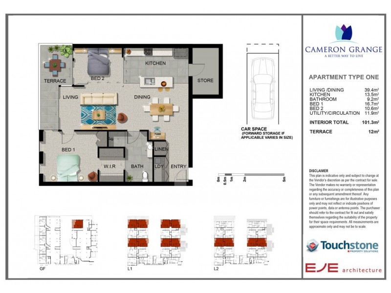 Apt 107 Cameron Street, Wauchope NSW 2446 Floorplan