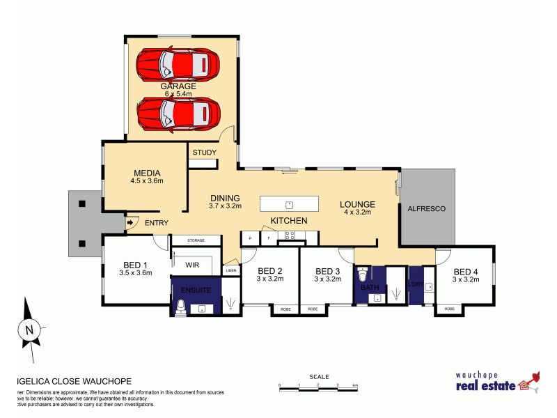 4 Angelica Close, Wauchope NSW 2446 Floorplan