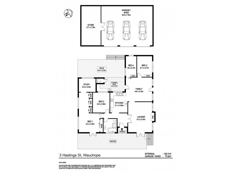 3 Hastings Street, Wauchope NSW 2446 Floorplan