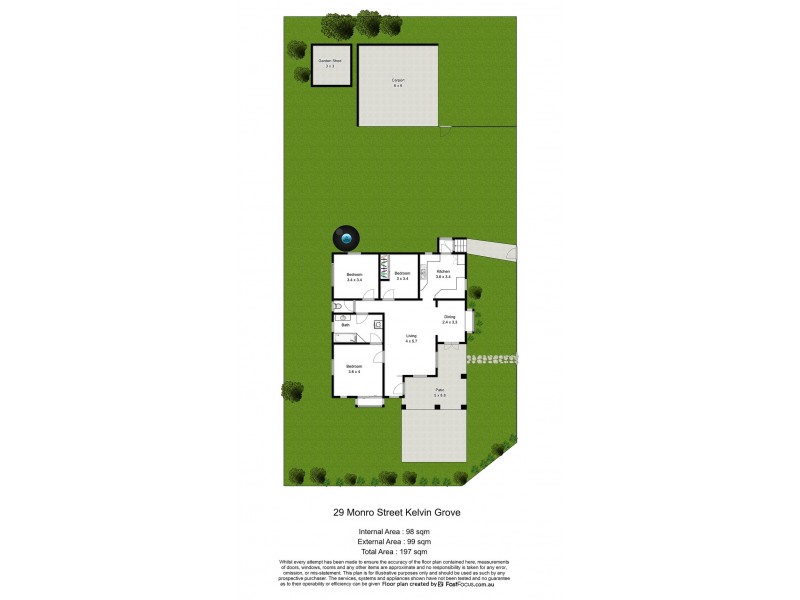 29 Monro Street, Kelvin Grove QLD 4059 Floorplan