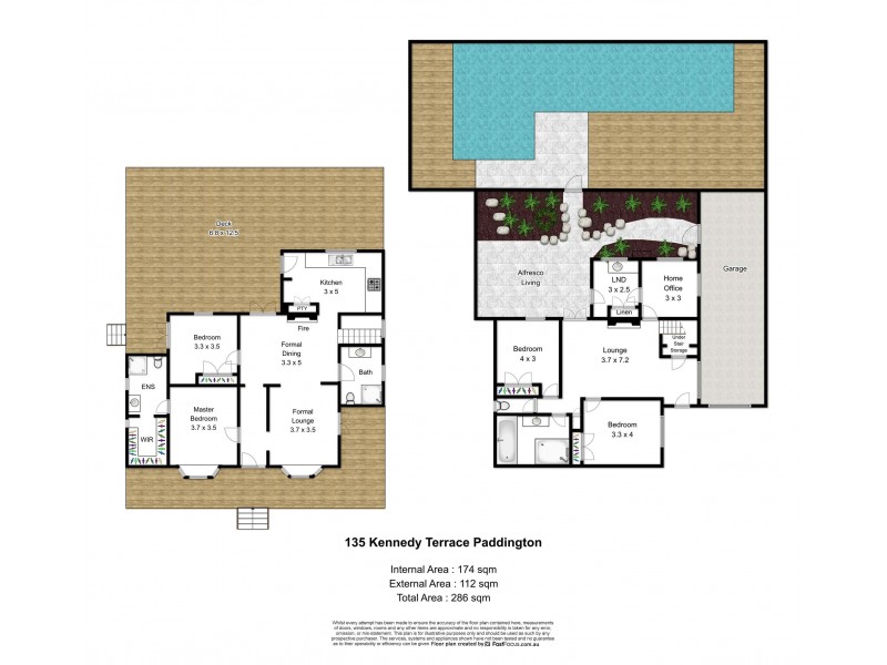 135 Kennedy Terrace, Paddington QLD 4064 Floorplan