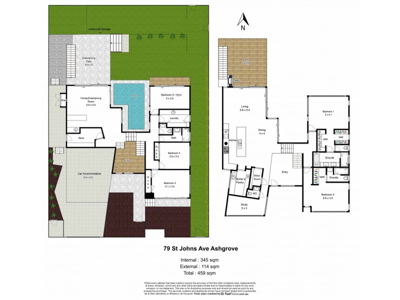 79 St Johns Avenue, Ashgrove QLD 4060 Floorplan