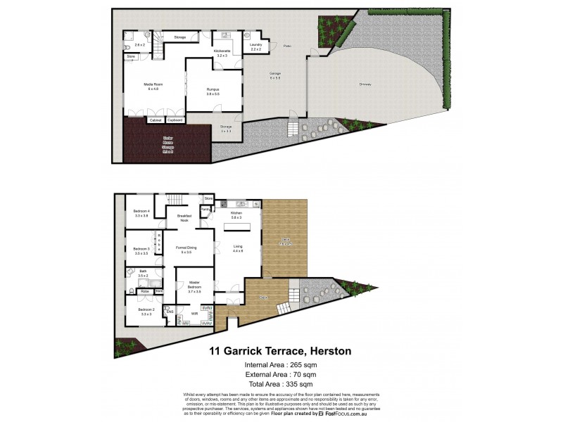 11 Garrick Terrace, Herston QLD 4006 Floorplan