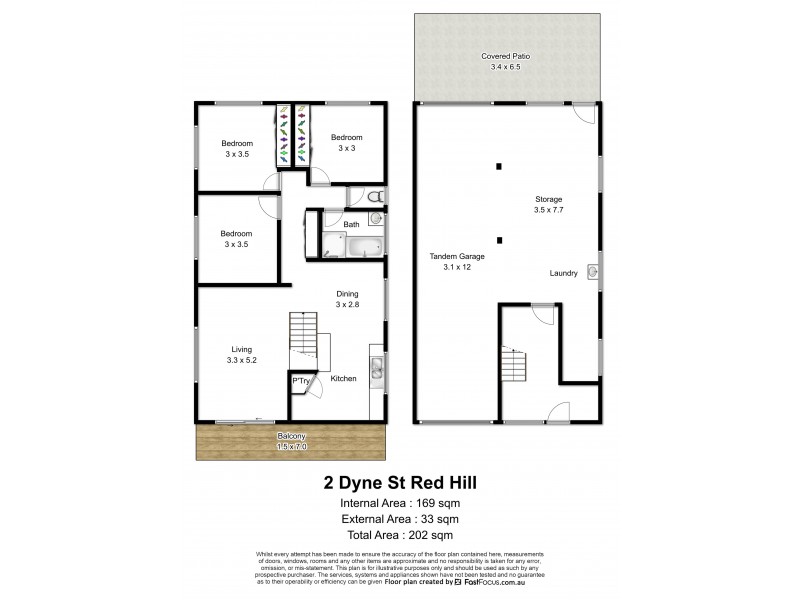 2 Dyne Street, Red Hill QLD 4059 Floorplan