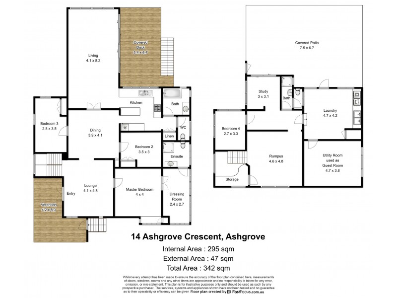 14 Ashgrove Crescent, Ashgrove QLD 4060 Floorplan