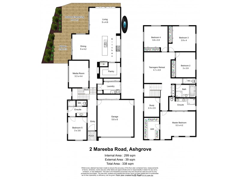 2 Mareeba Road, Ashgrove QLD 4060 Floorplan
