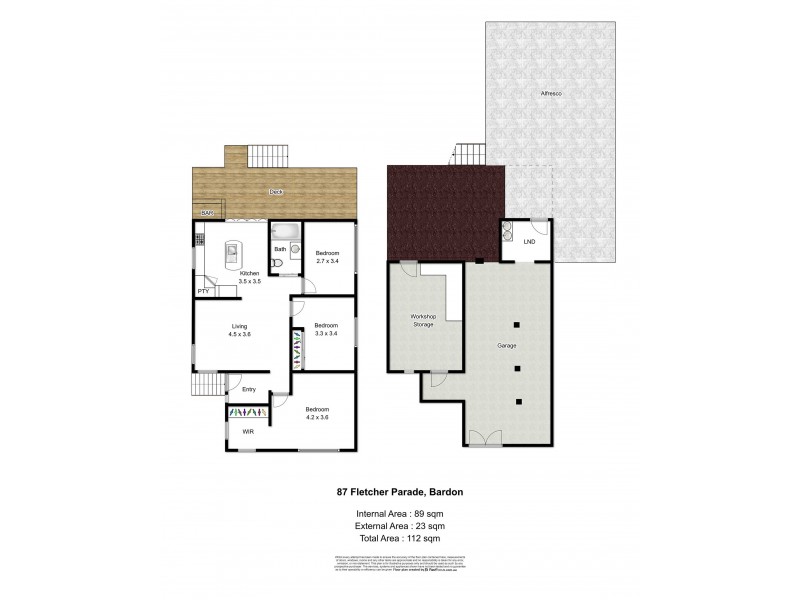 87 Fletcher Parade, Bardon QLD 4065 Floorplan