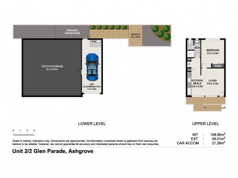 2/2 Glen Parade, Ashgrove QLD 4060 Floorplan
