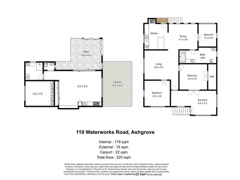 119 Waterworks Road, Ashgrove QLD 4060 Floorplan