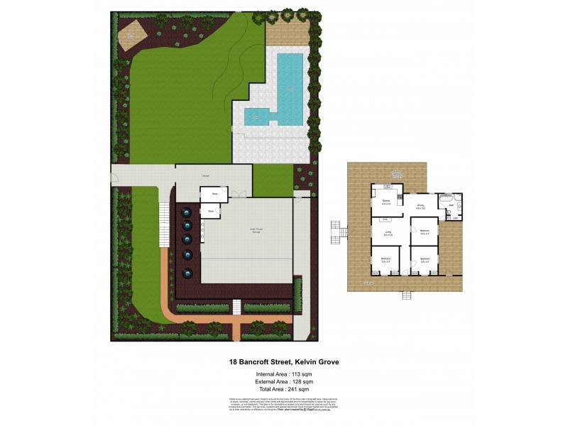 18 Bancroft Street, Kelvin Grove QLD 4059 Floorplan