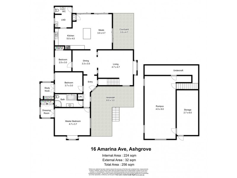 16 Amarina Avenue, Ashgrove QLD 4060 Floorplan