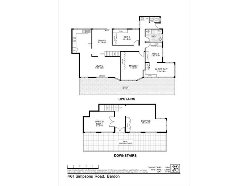461 Simpsons Road, Bardon QLD 4065 Floorplan
