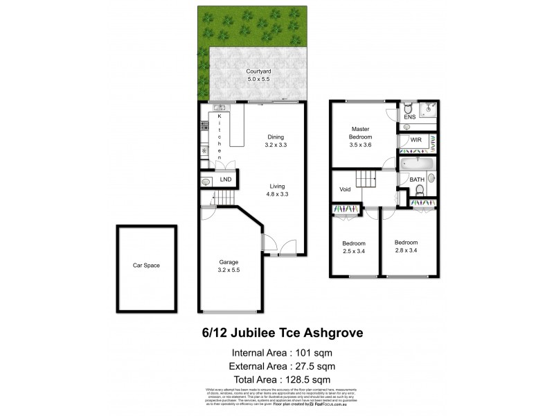6/12 Jubilee Terrace, Ashgrove QLD 4060 Floorplan