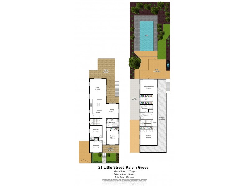 21 Little Street, Kelvin Grove QLD 4059 Floorplan