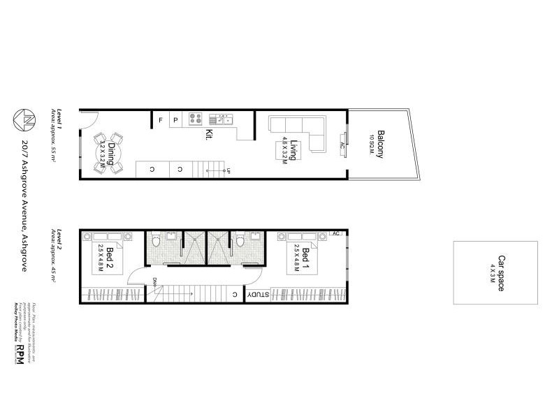20/7 Ashgrove Avenue, Ashgrove QLD 4060 Floorplan
