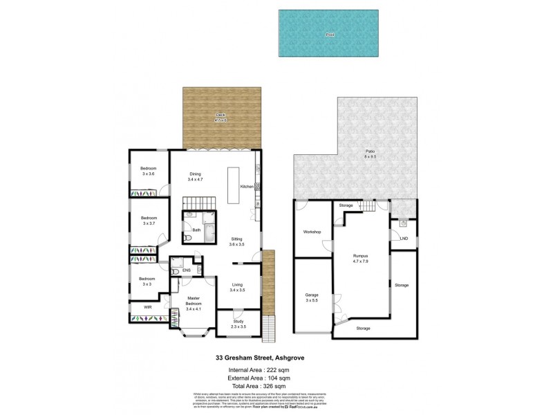 33 Gresham Street, Ashgrove QLD 4060 Floorplan