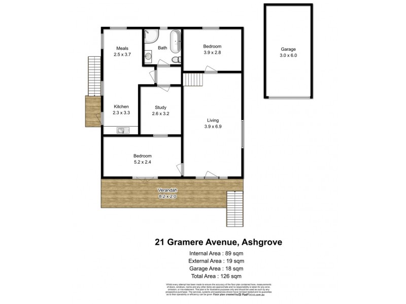 21 Gramere Avenue, Ashgrove QLD 4060 Floorplan