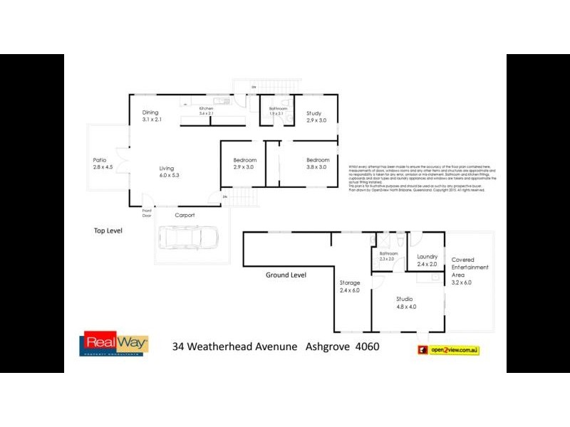 34 Weatherhead Avenue, Ashgrove QLD 4060 Floorplan