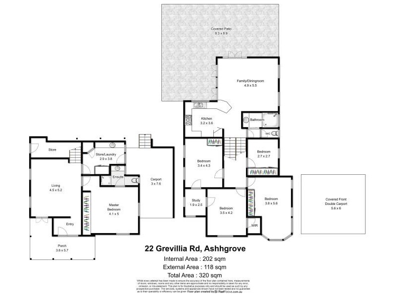 22 Grevillea Road, Ashgrove QLD 4060 Floorplan