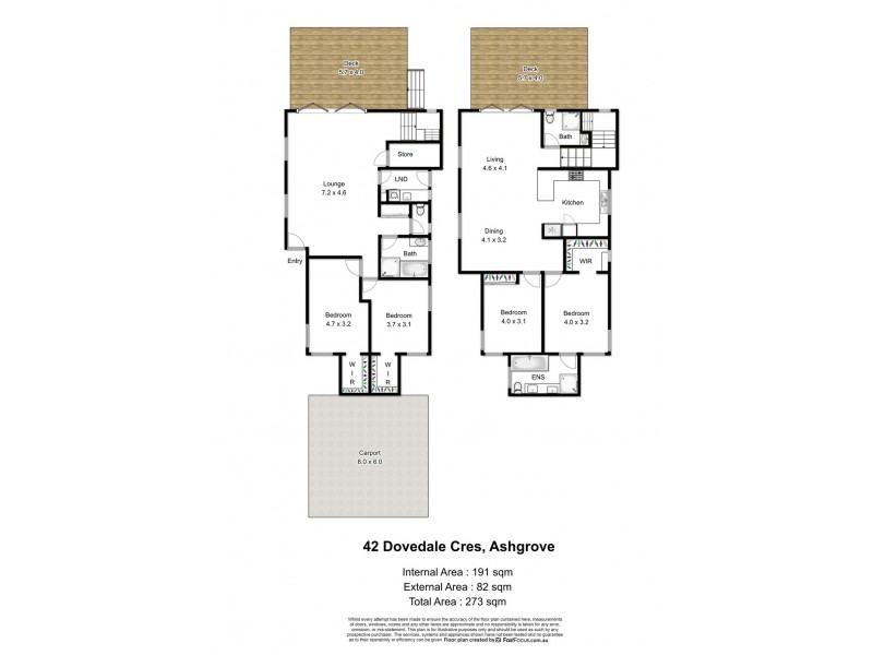 42 Dovedale Crescent, Ashgrove QLD 4060 Floorplan