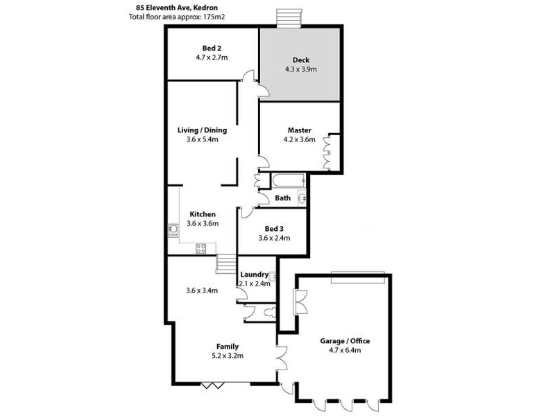 85 Eleventh AV, Kedron QLD 4031 Floorplan