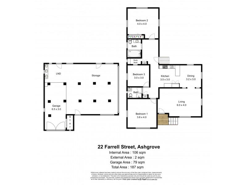 22 Farrell Street, Ashgrove QLD 4060 Floorplan