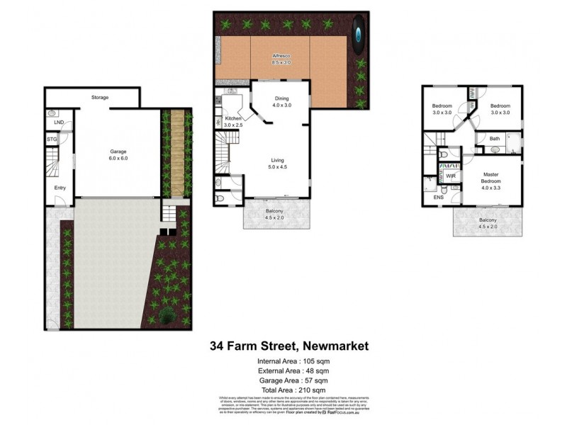34 Farm Street, Newmarket QLD 4051 Floorplan