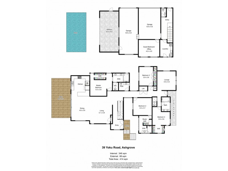 39 Yoku Road, Ashgrove QLD 4060 Floorplan