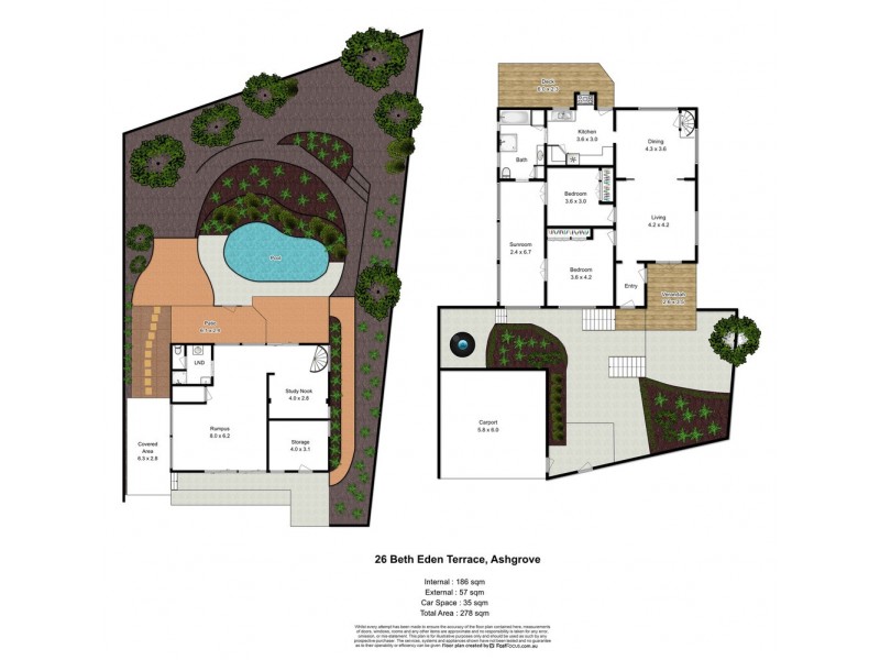 26 Beth Eden Terrace, Ashgrove QLD 4060 Floorplan