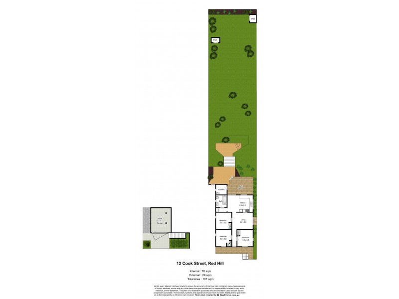 12 Cook Street, Red Hill QLD 4059 Floorplan