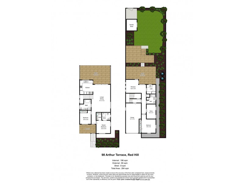 98 Arthur Terrace, Red Hill QLD 4059 Floorplan