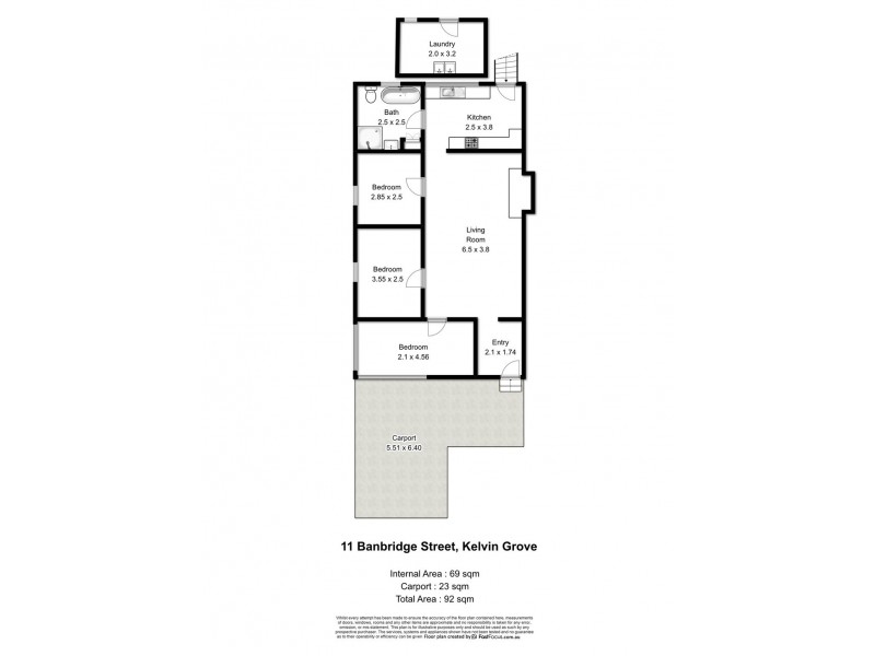 11 Banbridge Street, Kelvin Grove QLD 4059 Floorplan