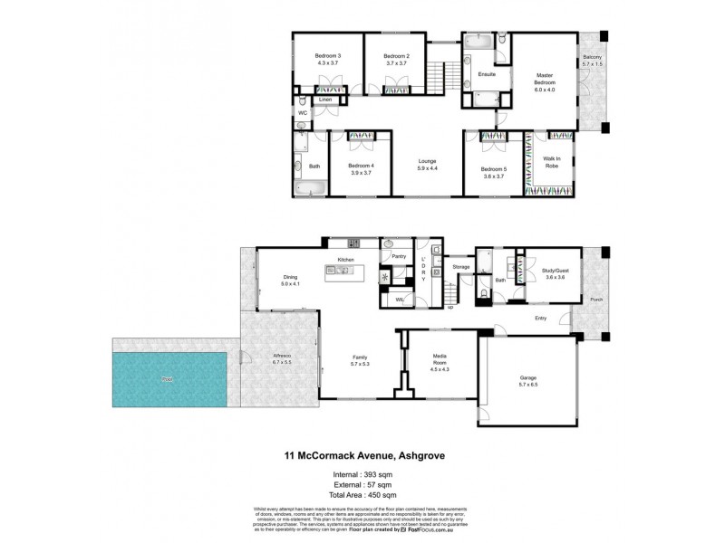 11 McCormack Avenue, Ashgrove QLD 4060 Floorplan
