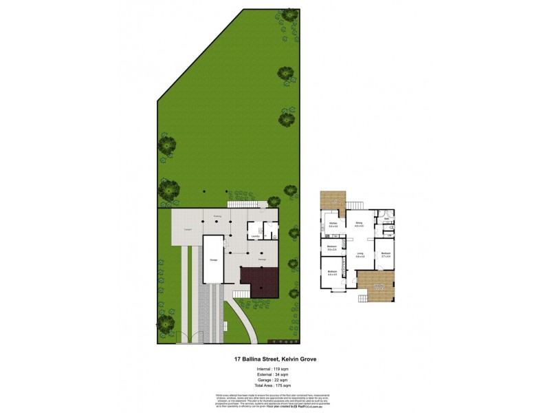 17 Ballina Street, Kelvin Grove QLD 4059 Floorplan