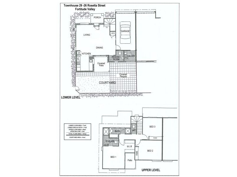 29/26 Rosetta Street, Fortitude Valley QLD 4006 Floorplan