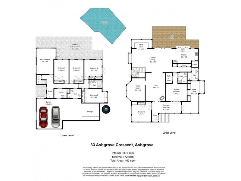 33 Ashgrove Crescent, Ashgrove QLD 4060 Floorplan