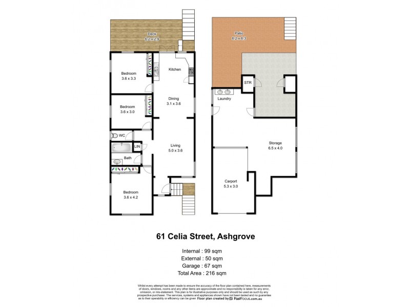 61 Celia Street, Ashgrove QLD 4060 Floorplan