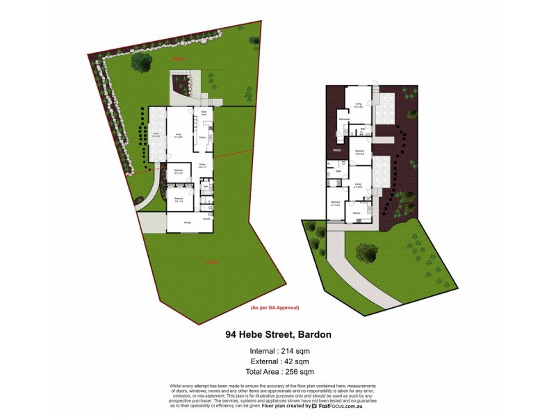 94 Hebe Street, Bardon QLD 4065 Floorplan