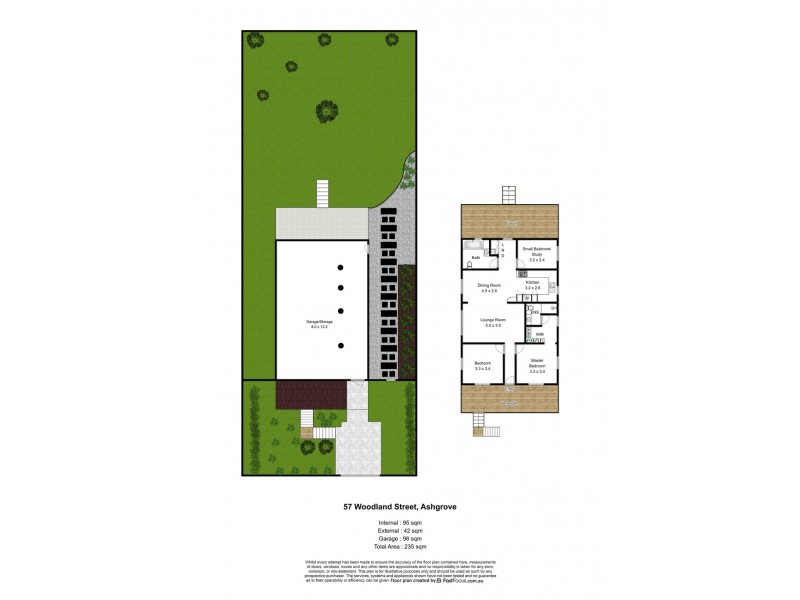 57 Woodland Street, Ashgrove QLD 4060 Floorplan