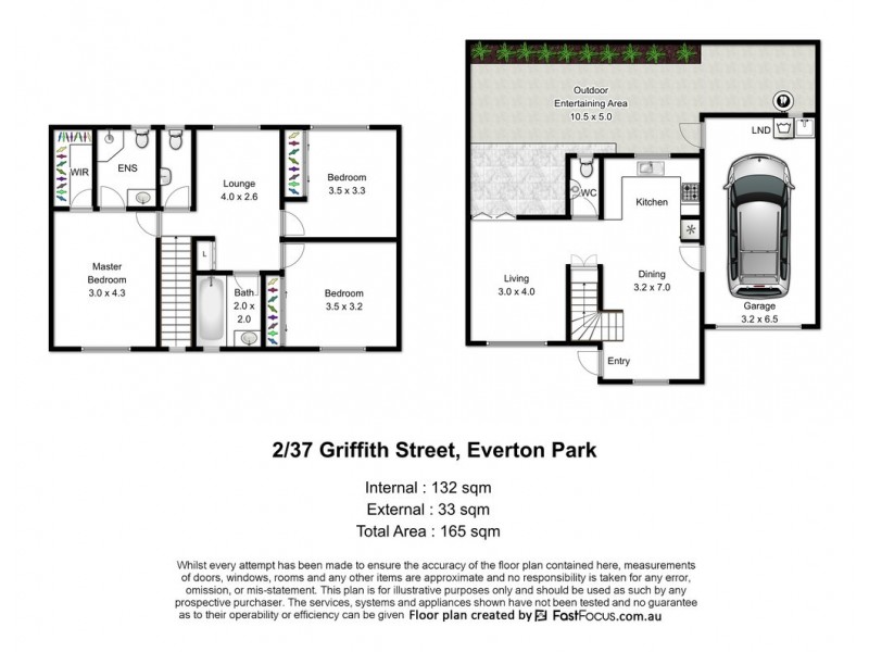 U2/37 Griffith Street, Everton Park QLD 4053 Floorplan