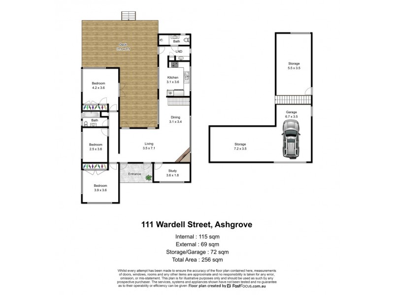 111 Wardell Street, Ashgrove QLD 4060 Floorplan