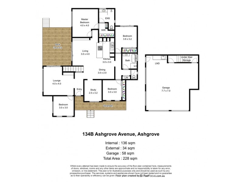 134B Ashgrove Avenue, Ashgrove QLD 4060 Floorplan