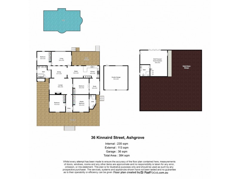 36 Kinnaird Street, Ashgrove QLD 4060 Floorplan