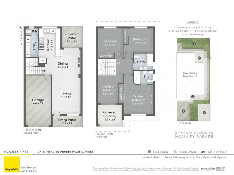 9/131 McAuley Parade, Pacific Pines QLD 4211 Floorplan